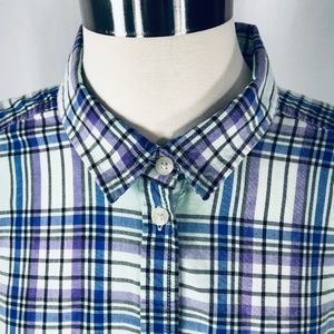 American Eagle Outfitters | Boyfriend shirt blue